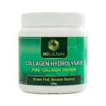 BioCultura Bovine Collagen Hydrolysate powder jar, 200g, grass-fed